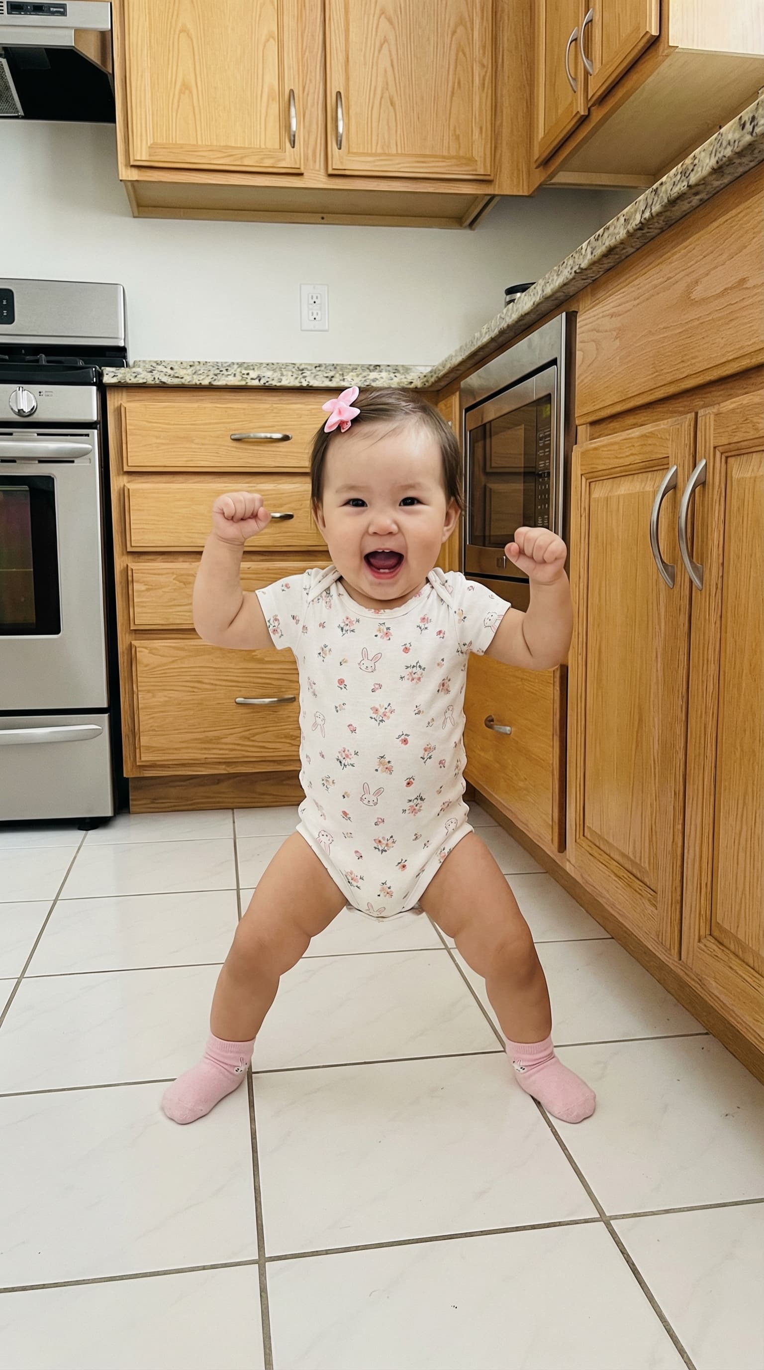 Reference image of dancing baby girl Kaz