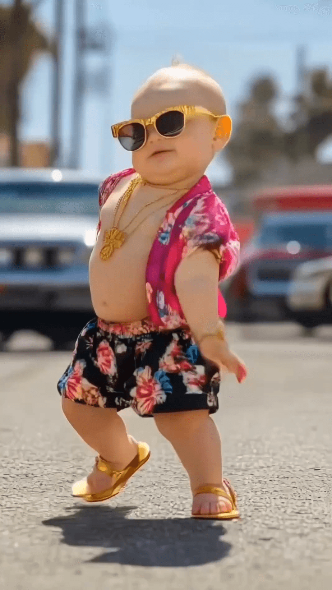 Reference image of cool baby dancing